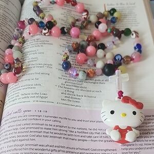 Hello Kitty Multicolor Beaded Necklace